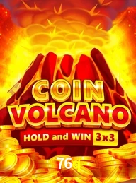Jogue Coin Volcano slot 3x3 no 76q e ganhe grandes recompensas
